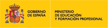 Logo: Ministerio de Educación y formación profesinal
